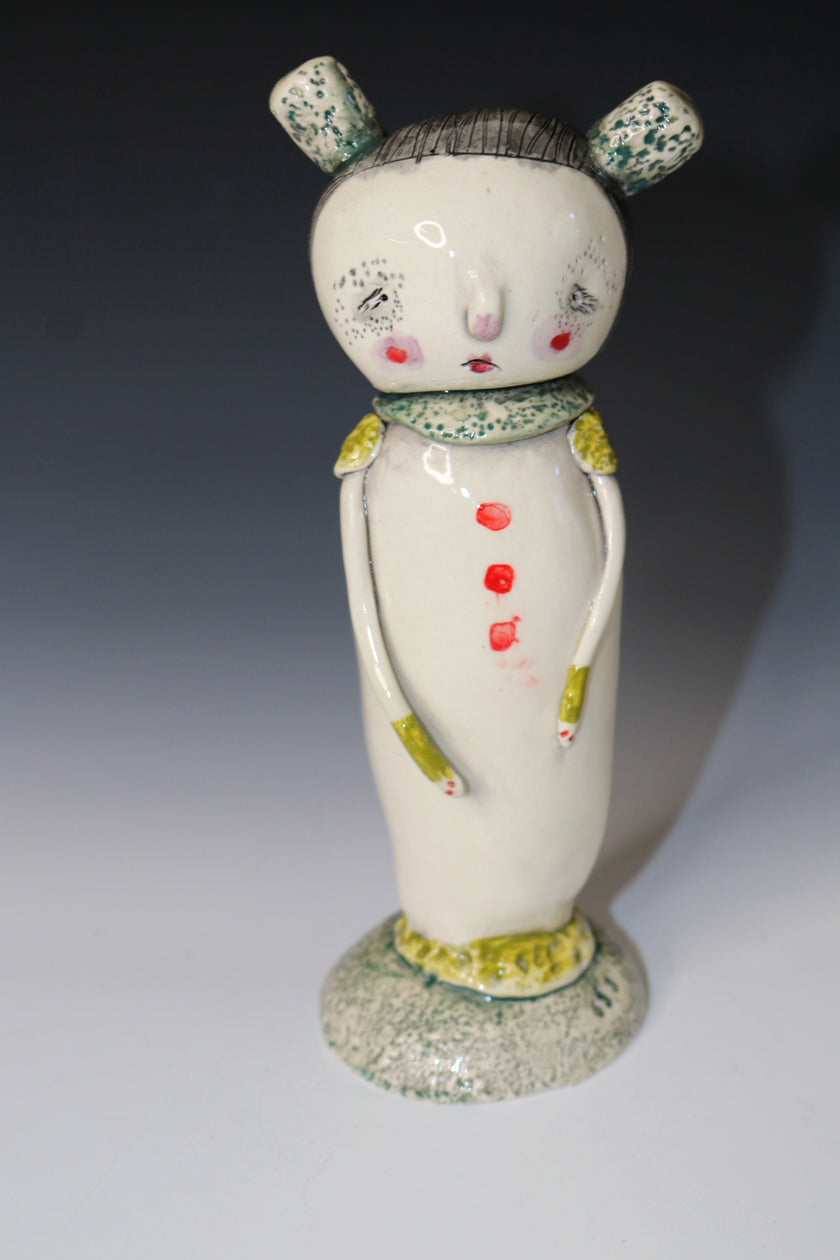 Original Hand Built Ceramic Figurine 