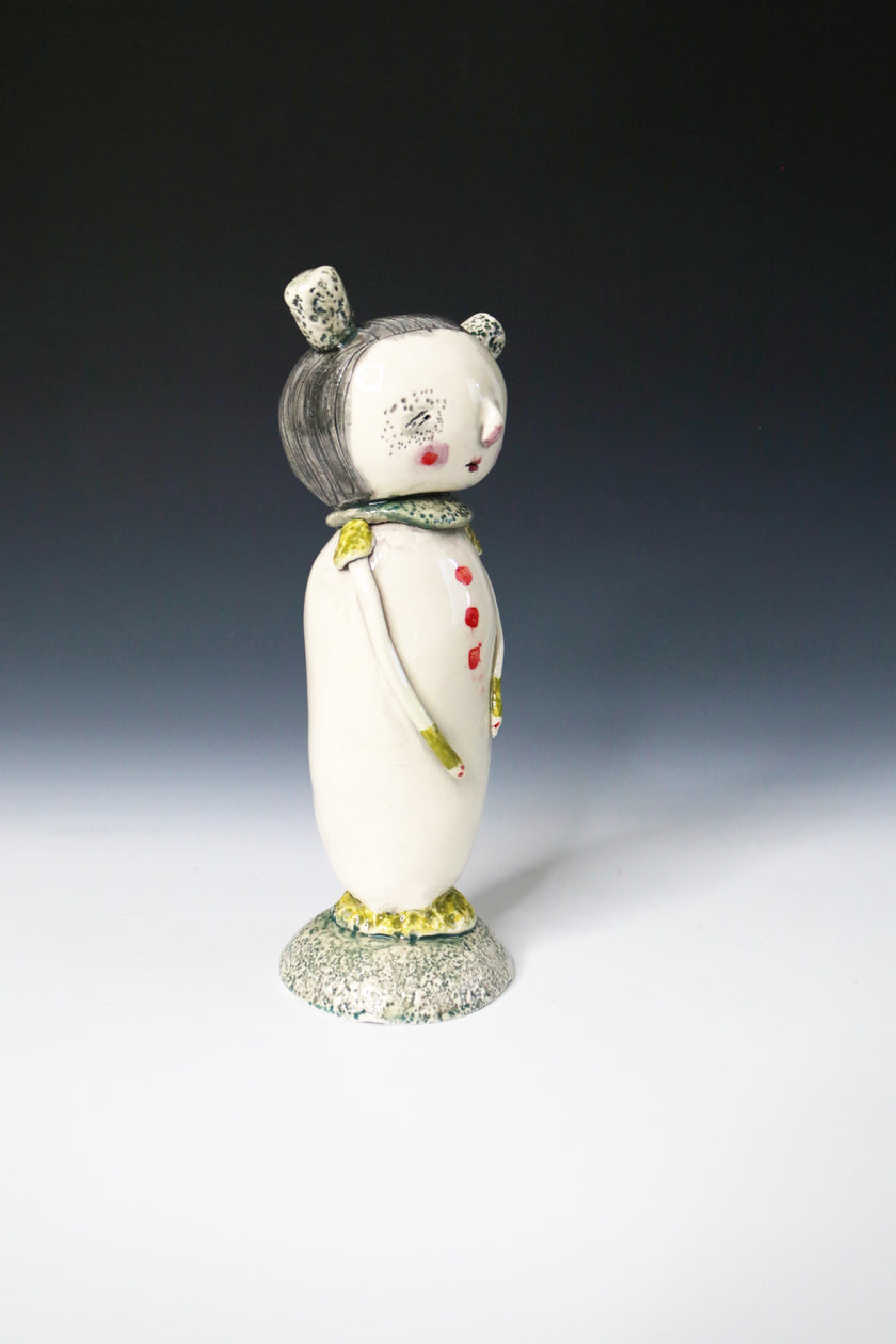 Original Hand Built Ceramic Figurine 