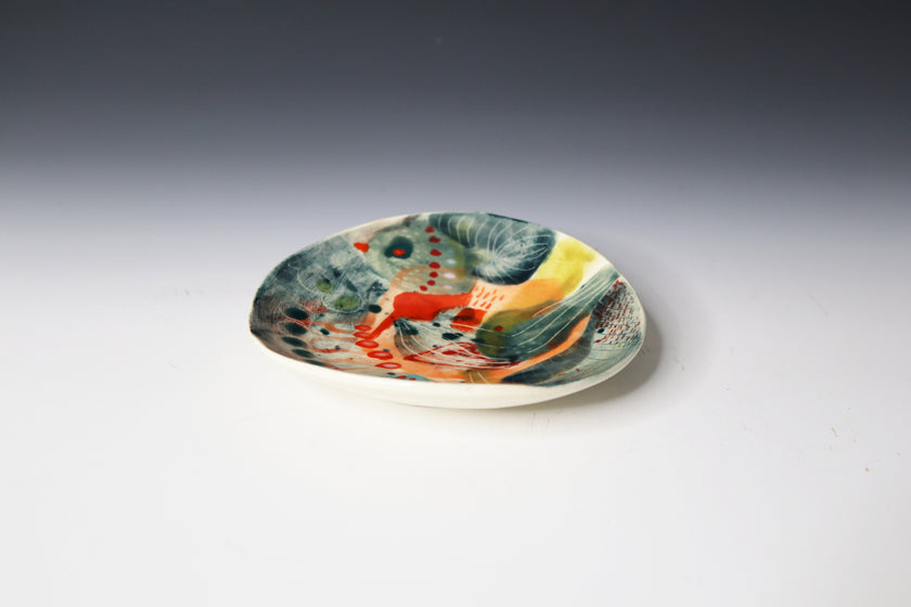 Delicate Hand Painted Ceramic Bowl