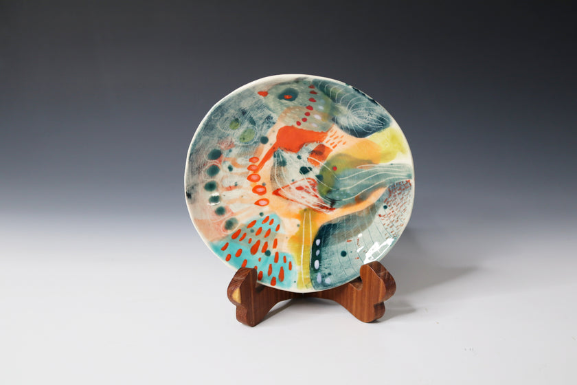 Delicate Hand Painted Ceramic Bowl