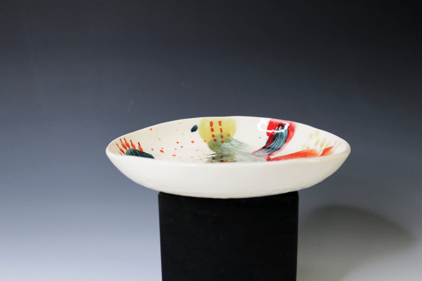 One Of A Kind Collectable Ceramic Hand Painted Bowl