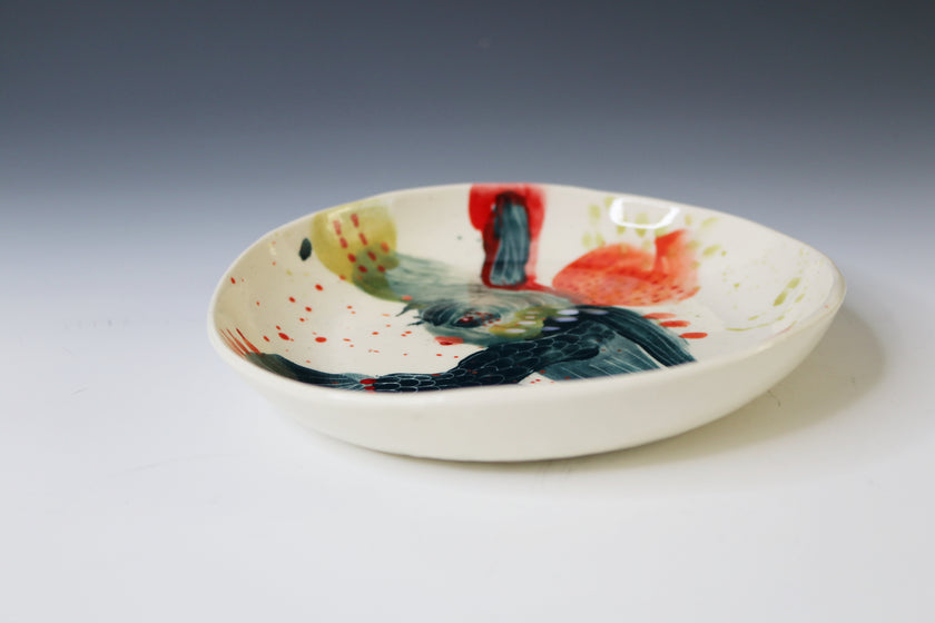 One Of A Kind Collectable Ceramic Hand Painted Bowl