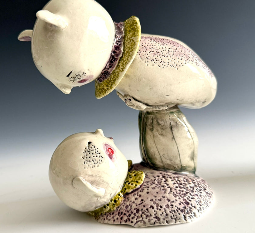 Original Hand Built Ceramic Figurine