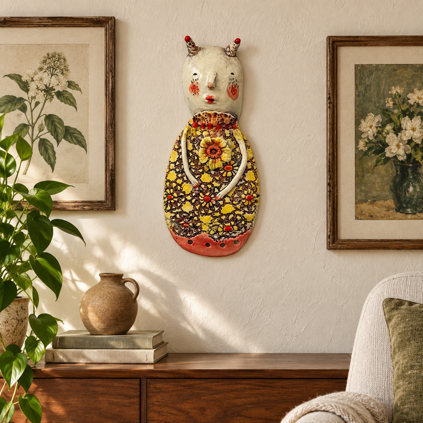 Original Ceramic Wall Sculpture