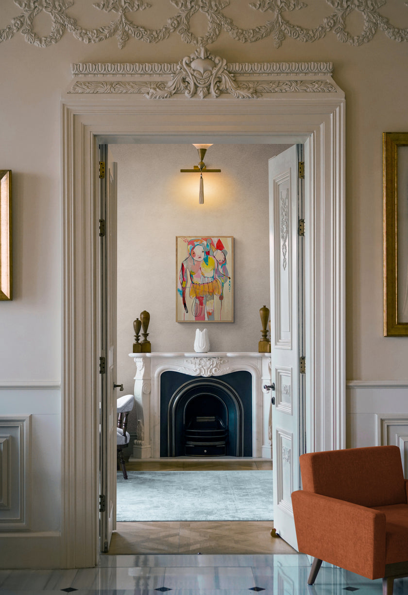 Large Abstract Figurative Painting , - Born To Dance