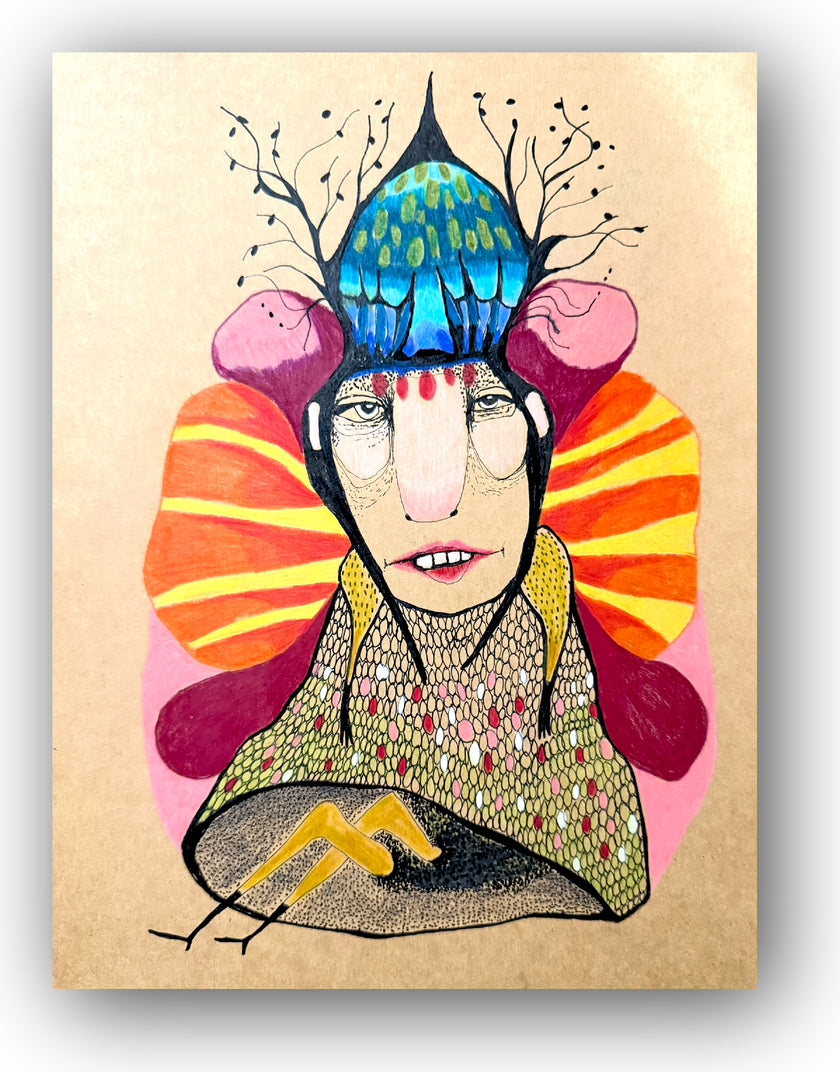 Original Illustration -The Orchid Mind