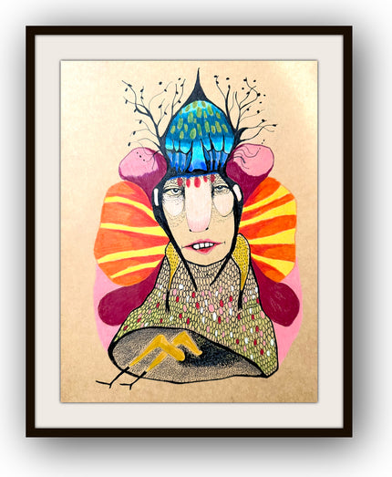 Original Illustration -The Orchid Mind